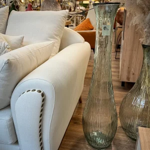 Jarrón vidrio reciclado We Care 25x25x99