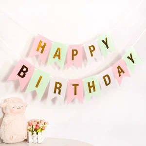 Letras Decorativas Colgantes 'Happy Birthday'