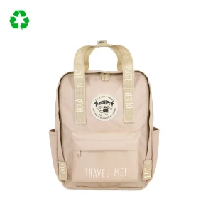 Mochila Mini saludos del mundo Camel