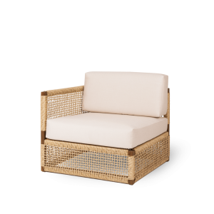 Módulo Cub con 1 reposabrazos y 2 cojines