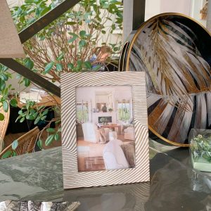 Portafotos resina natural 13x18 cm