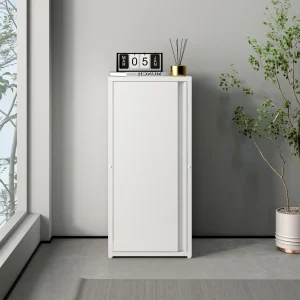 Armario metálico Burlöv acero [en.casa]