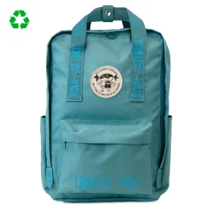 Mochila saludos del mundo Aguamarina