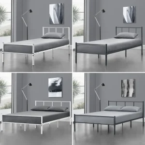 Cama de metal Laos en varios colores y tamaños en en.casa