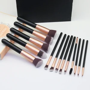 Estuche de 14 Brochas de Maquillaje