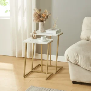 Mesa de comedor Salem juego de 2 [en.casa]