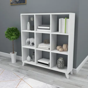 Estantería de pie Svedala 88x88x20 cm [en.casa]