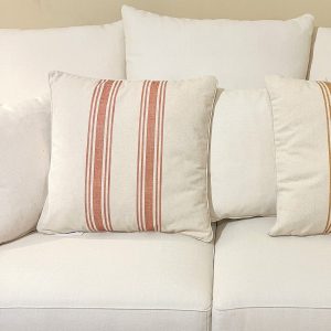 Cojín Harper granate lino 50x50