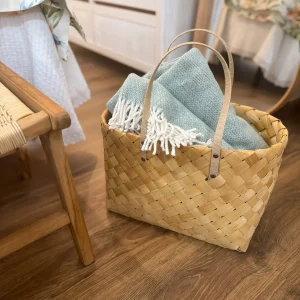 Manta verde agua espiga 140x180