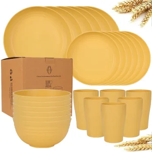 Juego de Vajilla Ecológica para 6