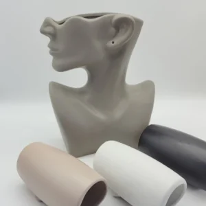 Florero de Cerámica Forma Rostro