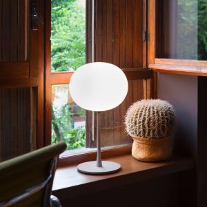 Lámpara de sobremesa Glo Ball T1 de cristal Ø33 cm de Flos