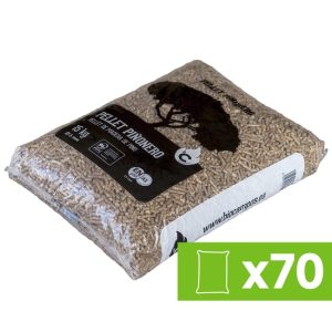 70 Sacos de pellet 15 Kg
