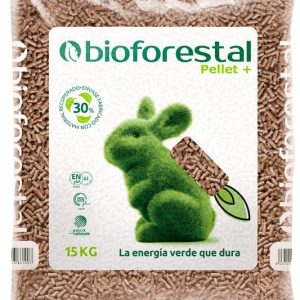 Saco de pellet premium Bioforestal de 15 kg
