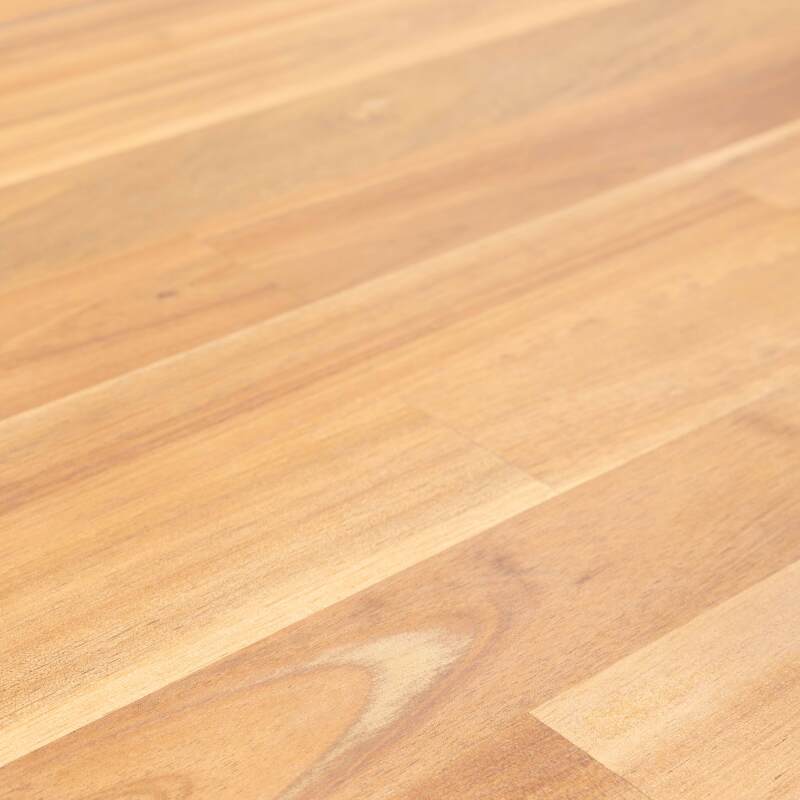 Mesa de jardín de madera de acacia y aluminio 200×95 cm y 8 sillas con reposabrazos de textilene - Imagen 4