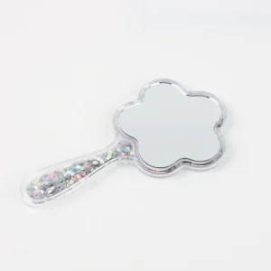 Espejo de Mano Diseño Flor