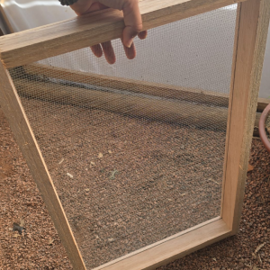 Zaranda o Tamiz rectangular en madera 40x60cm